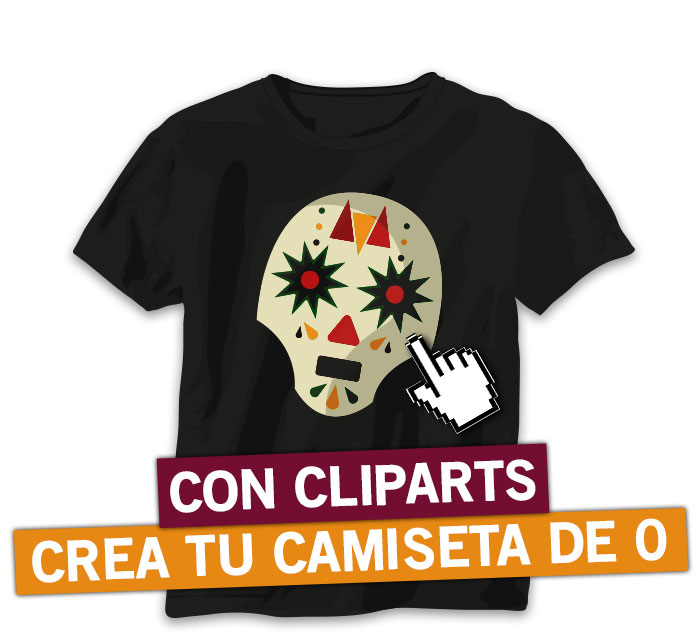 En AKTU podrás crear tu diseño tanto para la parte frontal de la camiseta como para la trasera y mangas.
