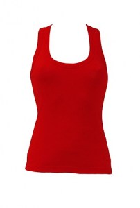 Camiseta personalizada de chica de tirantes.. Espalda diseño natación. Canalé 1x1